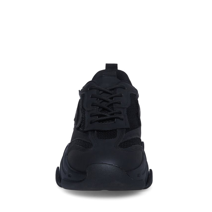 Black Steve Madden Possess Men's Sneakers | PH 1396DP16